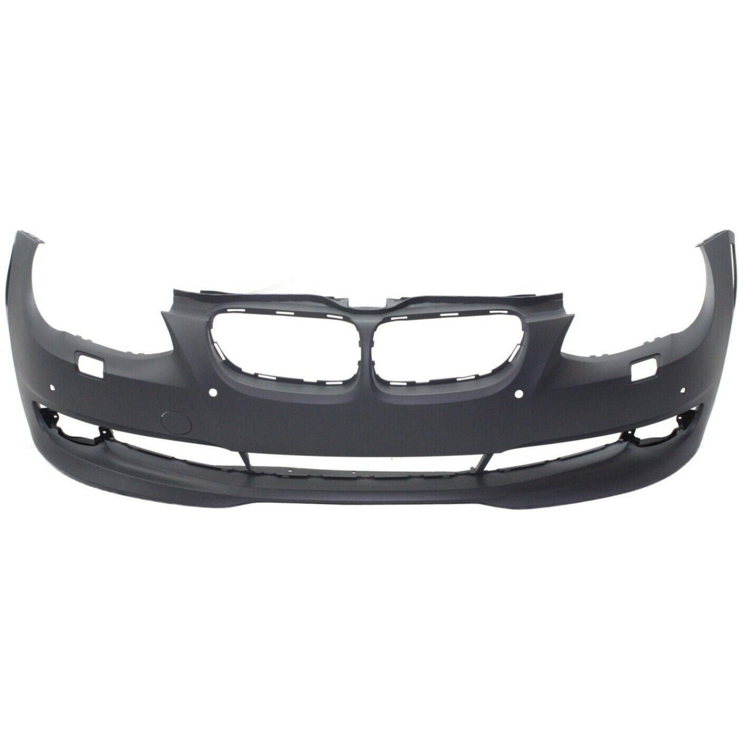 Front Bumper Cover Primed For 2011-2013 BMW 3-Series Without M Package With Park Distance Control Sensor Holes Replacement REPBM010335P