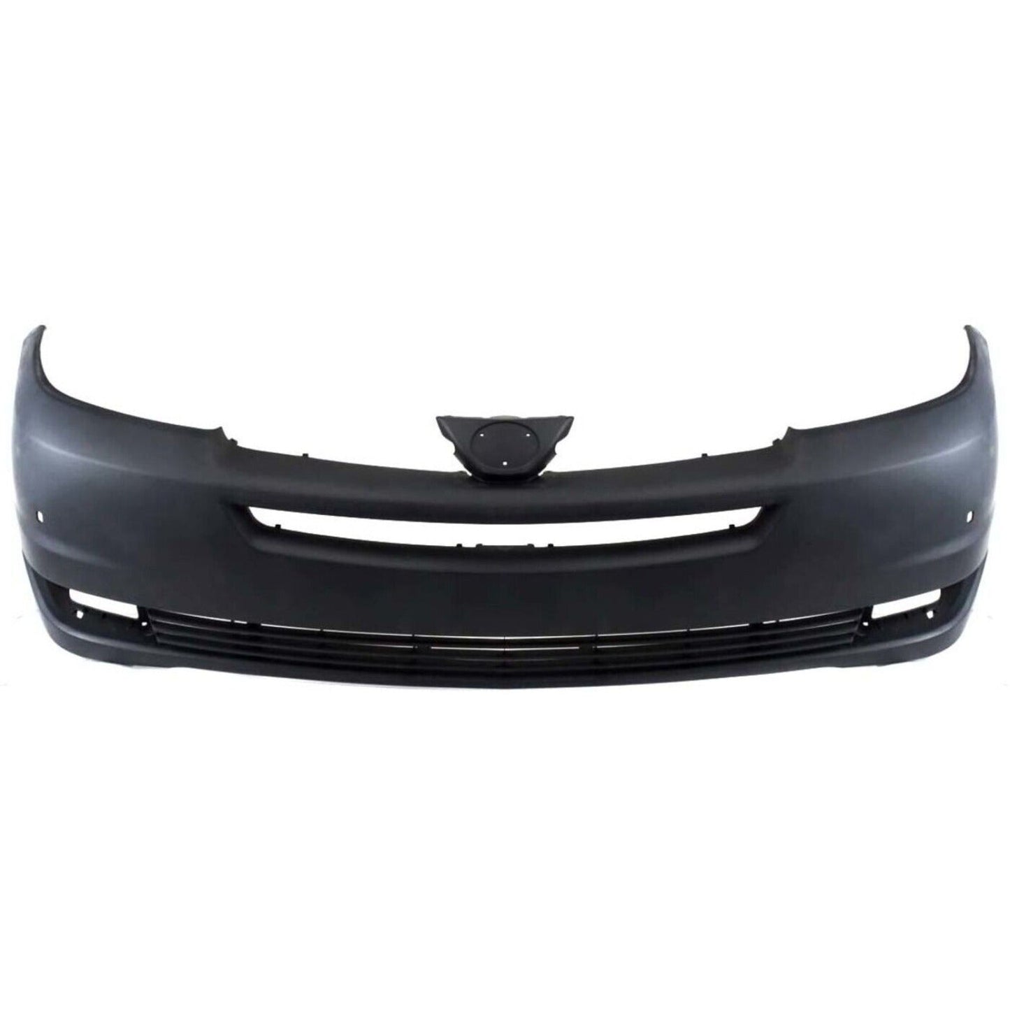 Front Bumper Cover Primed For 2004-2005 Toyota Sienna Without Park Assist Snsr Holes With Radar Cruise Control Replacement T010340P
