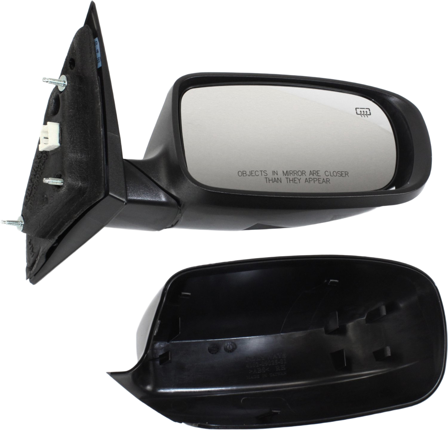 CHRYSLER 200 11-14 MIRROR RH, Power, Manual Folding, Heated, Paintable, Sedan