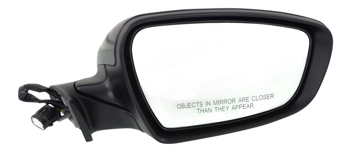 FORTE 14-16 MIRROR RH, Power, Power Folding, Heated, Paintable, w/ Signal Light, w/o Puddle Light, Sedan, EX model