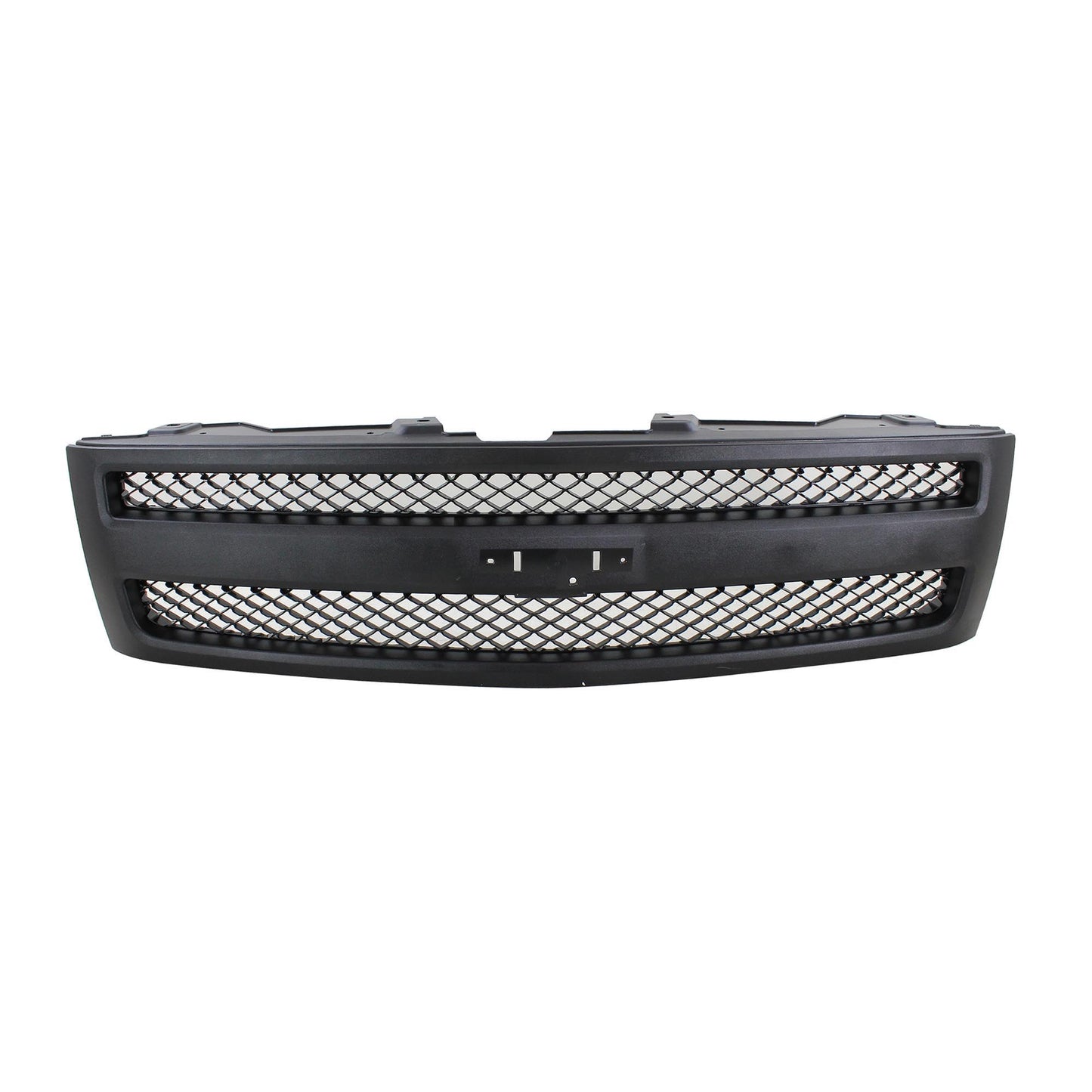 SILVERADO 1500 07-13 GRILLE, Textured Black Shell and Insert, Excludes 2007 Classic