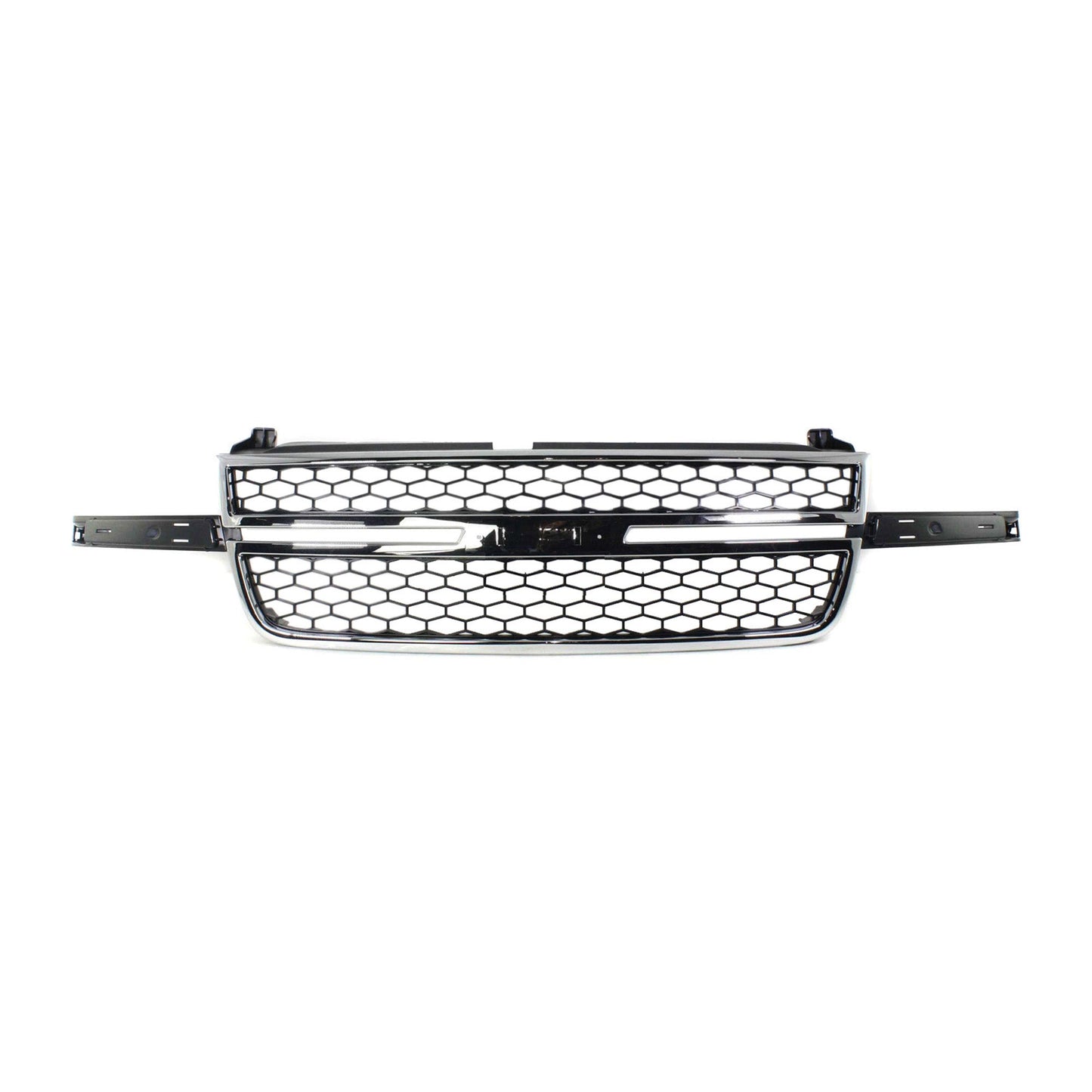 SILVERADO 03-06 GRILLE, Honeycomb, Chrome & Black, w/ Dale Earnhardt Pkg, (AVALANCHE 03-06 w/o Body Cladding), Includes 2007 Classic
