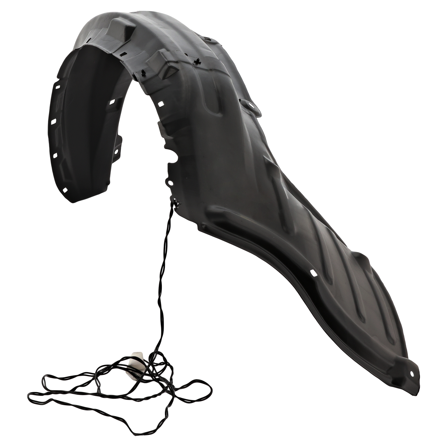 TUNDRA 07-13/SEQUOIA 08-22 FRONT FENDER LINER RH, Rear Section, Plastic, Vacuum Form, (10-22, w/o Cold Climate Spec)