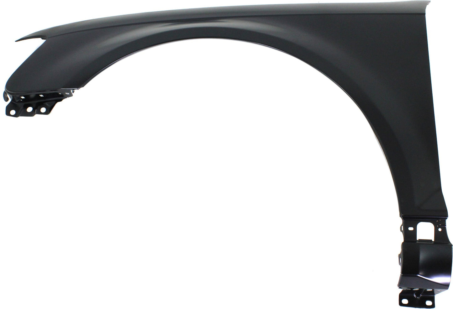 A3 09-13 FRONT FENDER LH, Primed, Steel, w/o Side Marker Light Holes - CAPA