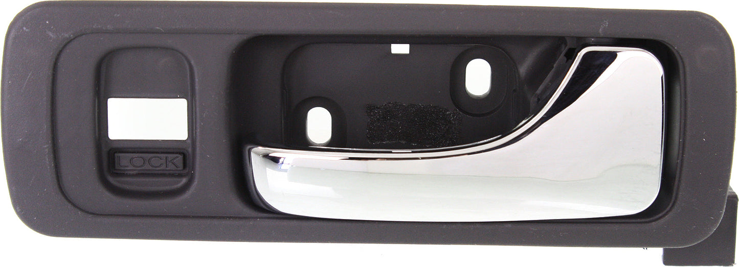 ACURA RL 96-04 FRONT INTERIOR DOOR HANDLE RH, Chrome Lever + Gray Housing, Plastic + Small Metal