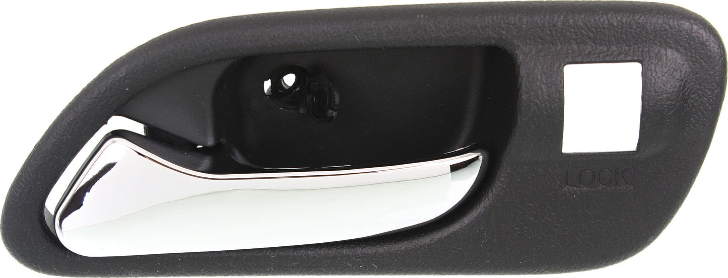 TL 99-03/MDX 01-06 FRONT INTERIOR DOOR HANDLE LH, Chr Lever+Black Housing, Plas, (MDX-w/o Touring Pkg)