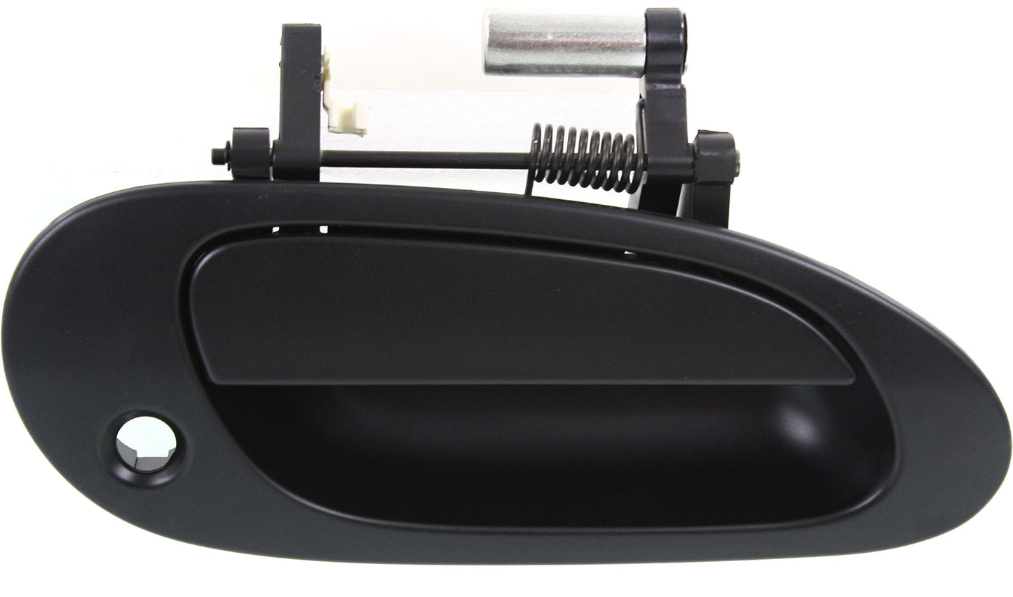 RSX 02-06 FRONT EXTERIOR DOOR HANDLE RH, Primed Black, w/ Keyhole, Plastic