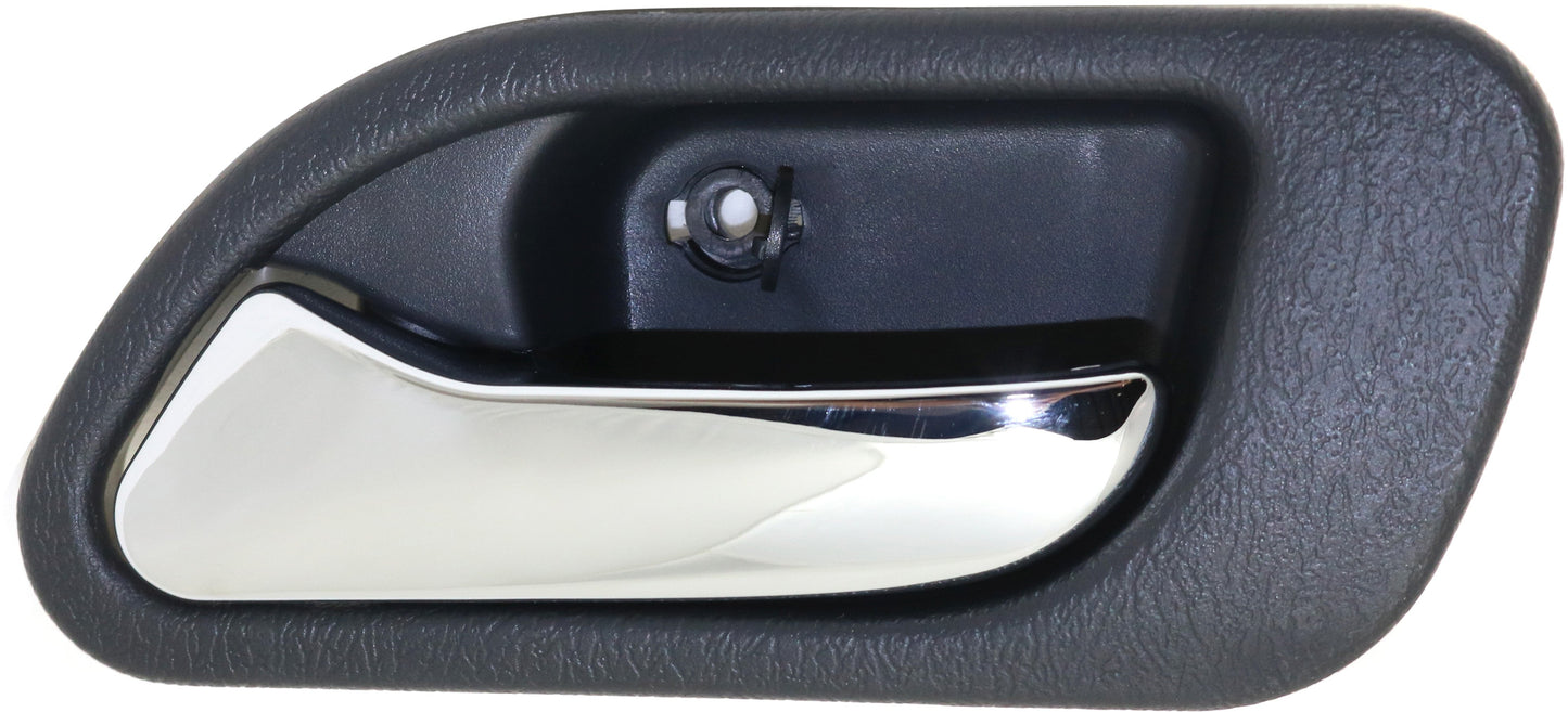TL 99-03/MDX 01-06 REAR INTERIOR DOOR HANDLE LH, Chrome Lever + Gray Housing, Plastic
