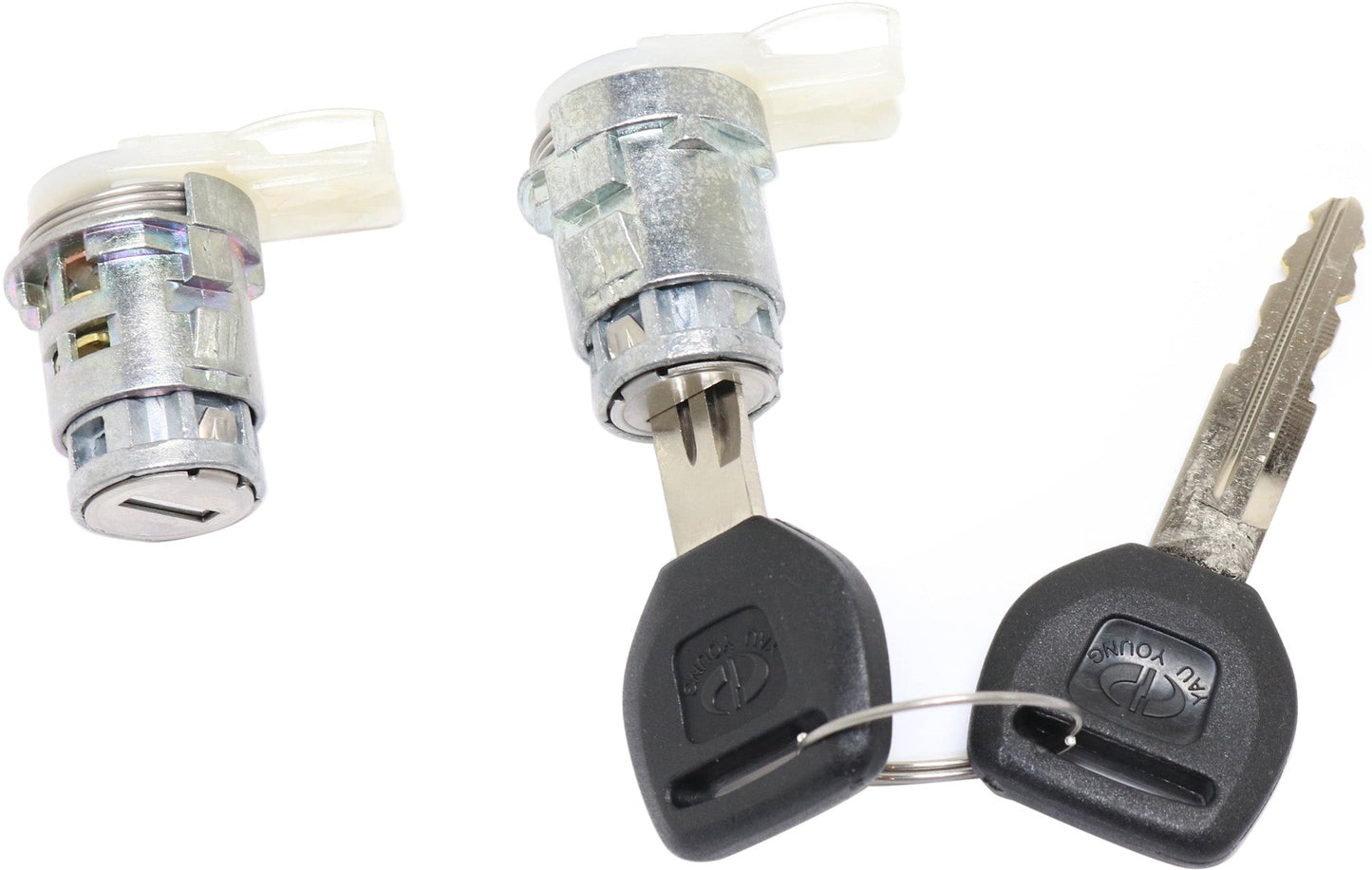 INTEGRA 87-93 / CIVIC DEL SOL 93-97 DOOR LOCK CYLINDER, Set of 2, Chrome, w/ Keys, Door-Mounted