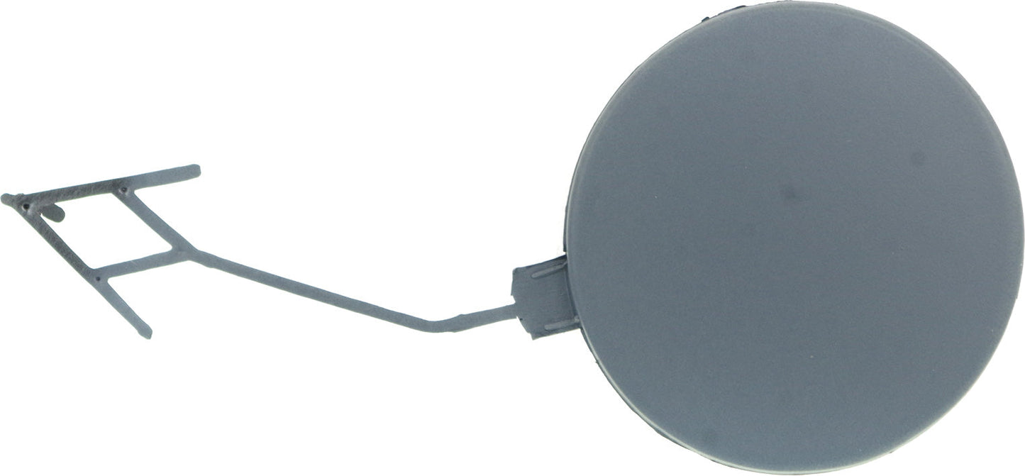 A6 12-15 REAR BUMPER TOW HOOK COVER, Primed, w/o S-Line Pkg