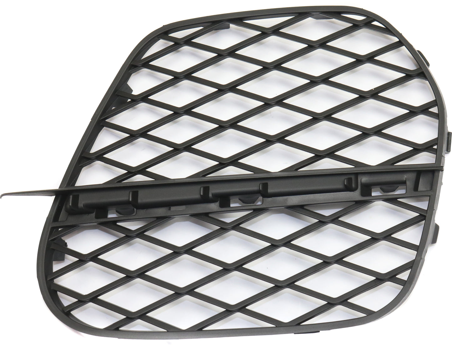 X5 11-13 FRONT BUMPER GRILLE RH, Outer, Primed, w/o M Pkg, 50i Model, Open Grille