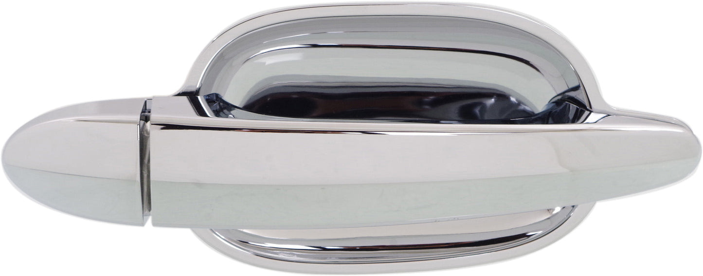 5-SERIES/6-SERIES 04-10 FRONT EXTERIOR DOOR HANDLE RH, All Chrome, w/o Keyhole, Plastic (=REAR RH)