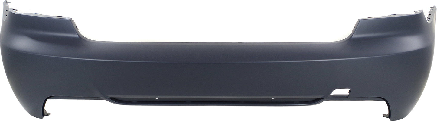 3-SERIES 07-13 REAR BUMPER COVER, Primed, 3.0L Eng., w/ M Package, w/o Park Distance Control Sensor Holes, Convertible/Coupe