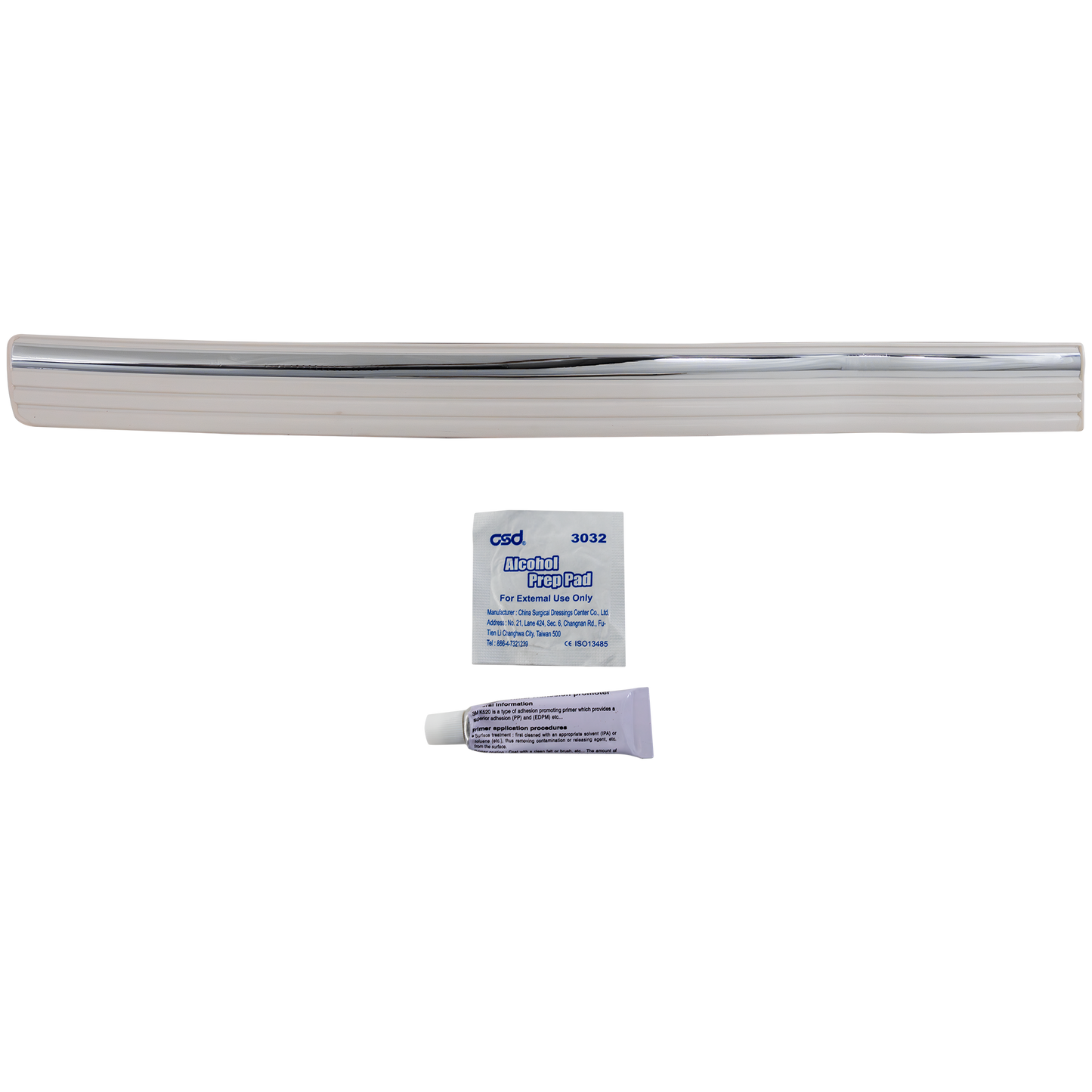 SILVERADO 99-02 FRONT DOOR MOLDING LH, Primed, w/ Chrome Insert, Fits 2007 Classic