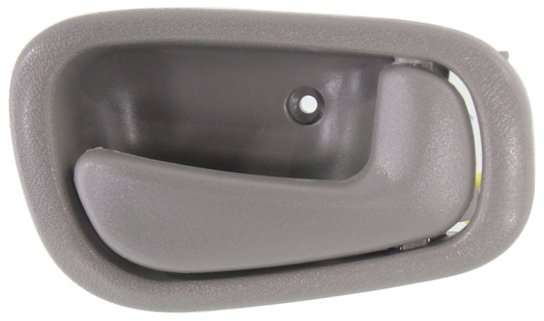 COROLLA/PRIZM 98-02 FRONT INTERIOR DOOR HANDLE RH, Gray, Manual Lock, w/o Lock Hole (=REAR)