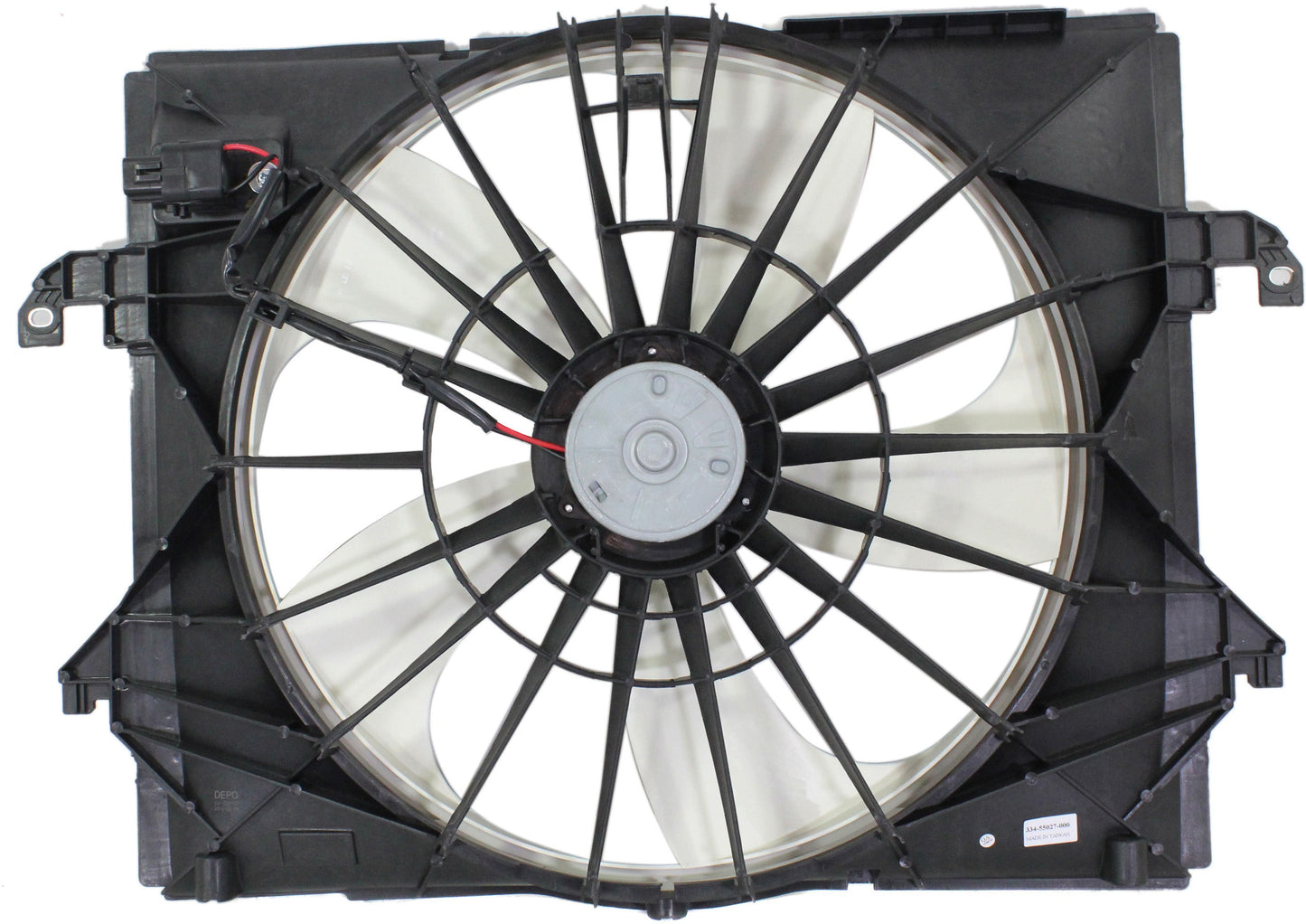 RAM 1500 09-12 RADIATOR FAN SHROUD ASSEMBLY, 3.7L, Includes resistor
