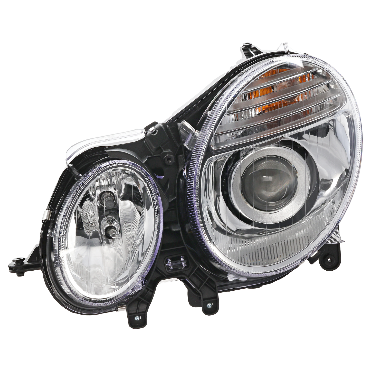 E-CLASS 07-09 HEAD LAMP LH, Assembly, Halogen, From 6-30-06