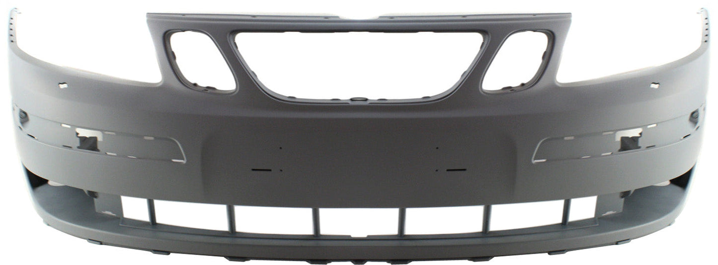 SAAB 9-3 04-07 FRONT BUMPER COVER, Primed, w/ Headlight Washer Holes