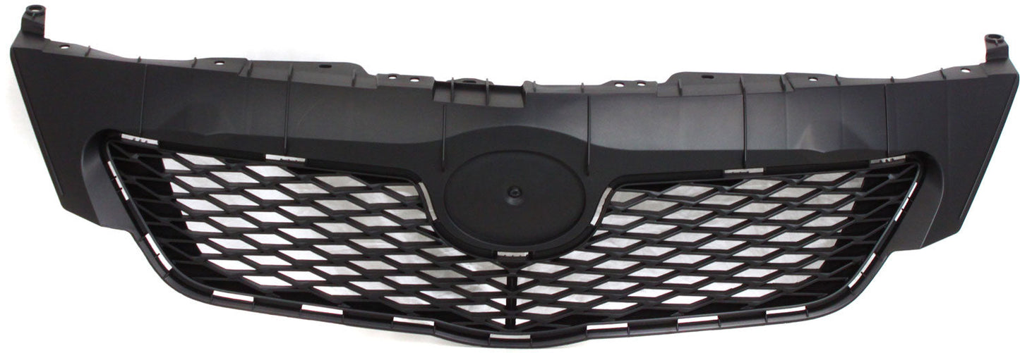 COROLLA 09-10 GRILLE, Textured Black Shell and Insert, North America Built Vehicle - CAPA