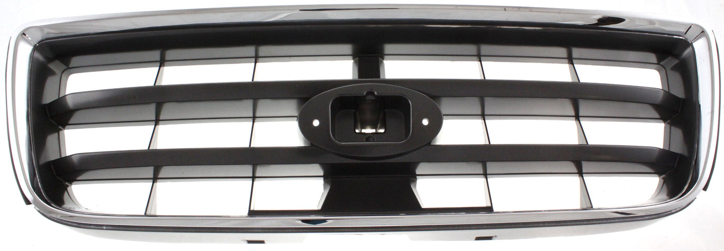 FORESTER 03-05 GRILLE, Chrome Shell/Painted Dark Gray Insert