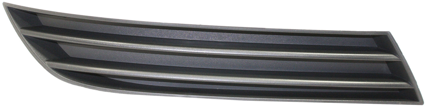 AURA 07-09 FRONT BUMPER GRILLE RH, Outer, Lower Grille, Black, XE/Hybrid Models