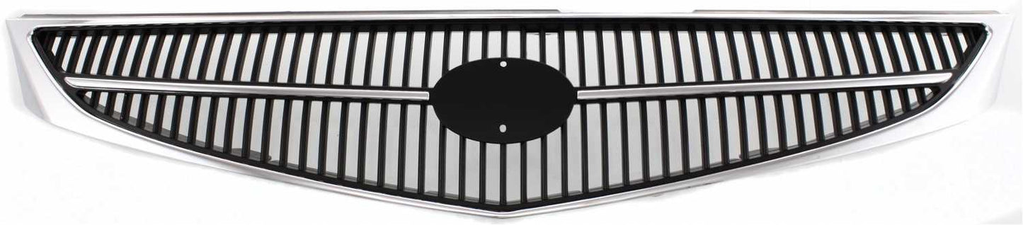 SOLARA 99-01 GRILLE, Chrome Shell/Painted Black Insert