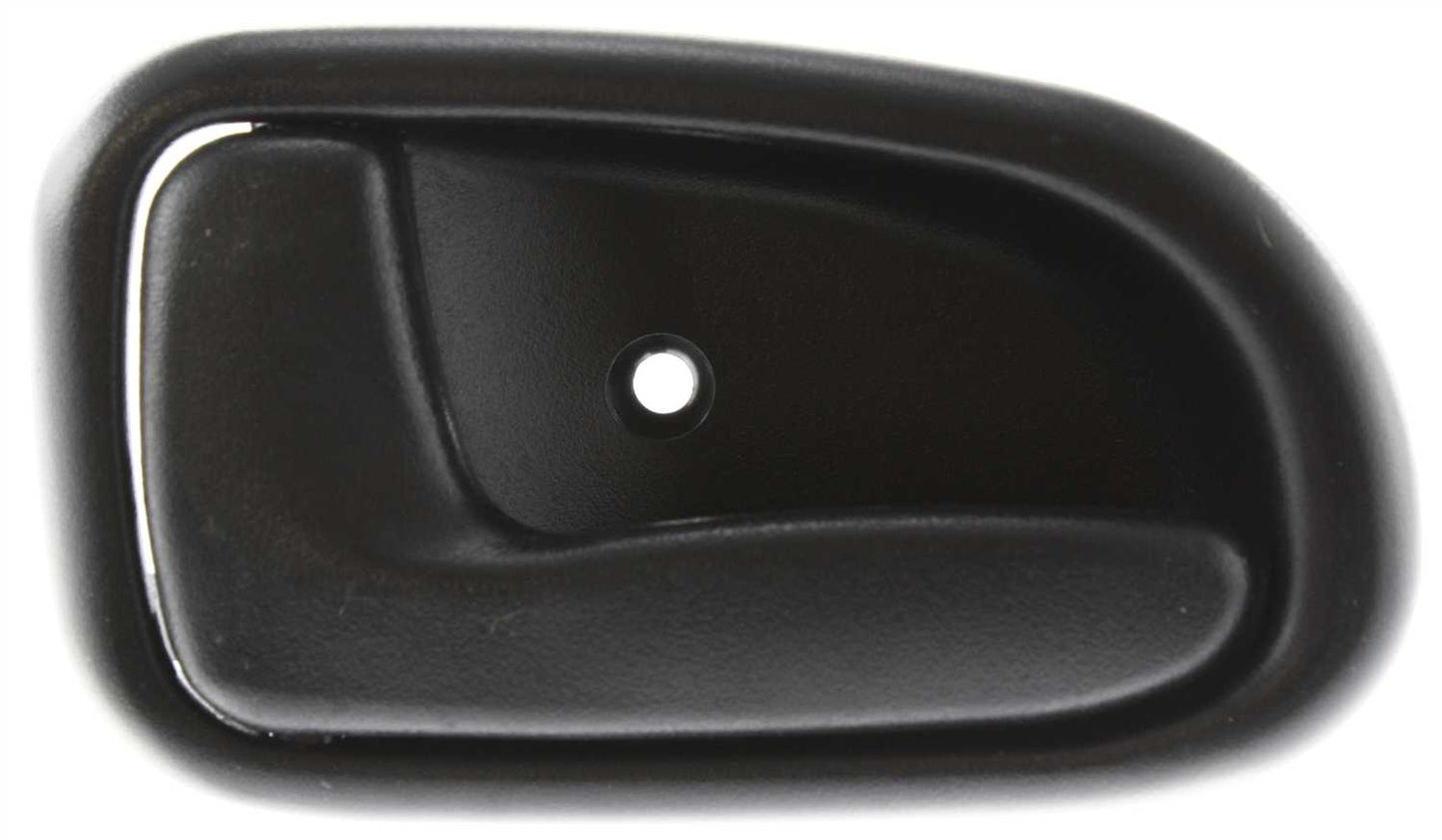 COROLLA 93-97 FRONT INTERIOR DOOR HANDLE LH, Plastic, Black, (=REAR)