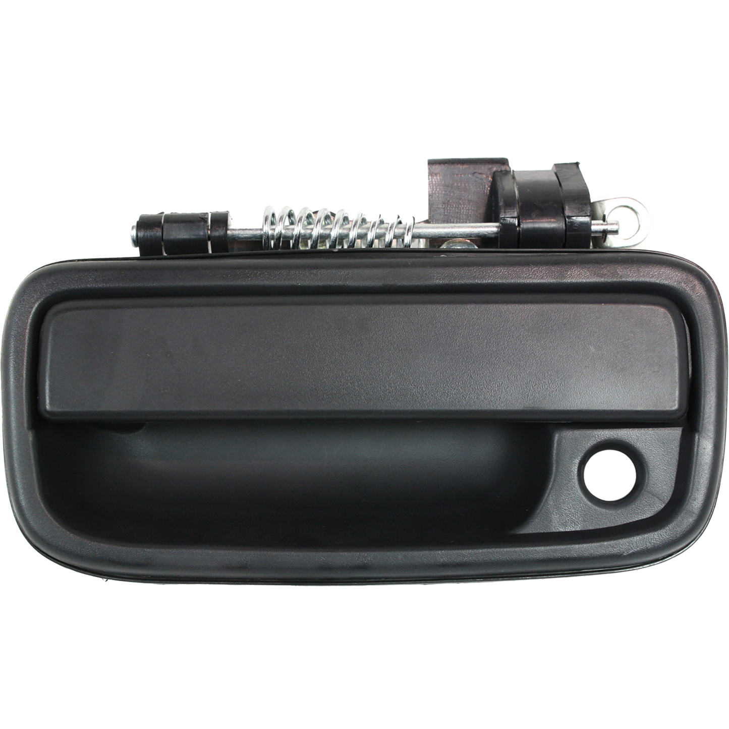 TACOMA 95-04 FRONT EXTERIOR DOOR HANDLE LH, Textured Black, w/ Keyhole