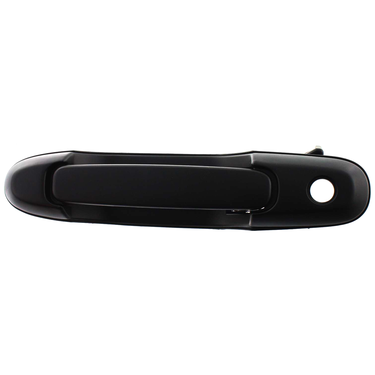 SIENNA 98-03 FRONT EXTERIOR DOOR HANDLE LH, Assembly, Plastic, Smooth Black, w/ Keyhole