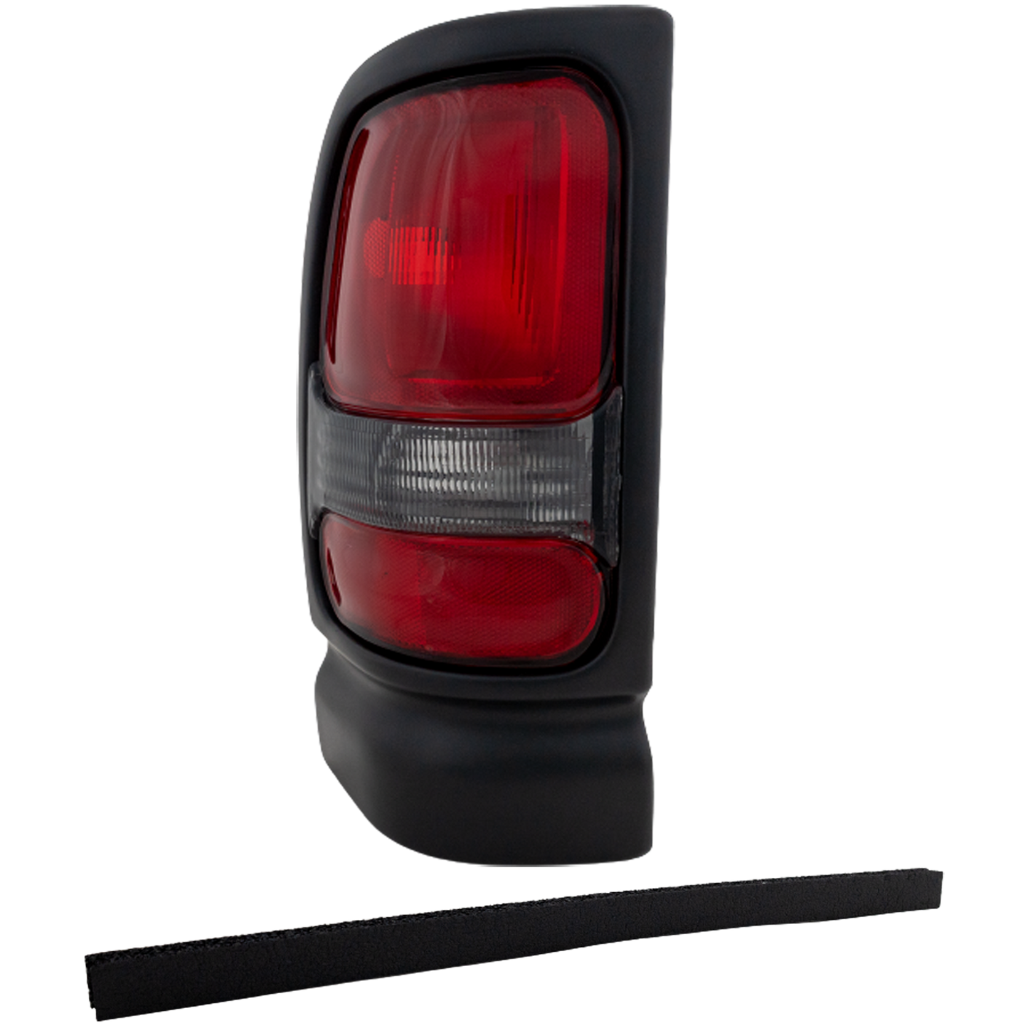 RAM PICKUP 94-02 TAIL LAMP LH, Lens and Housing, w/o Sport Package