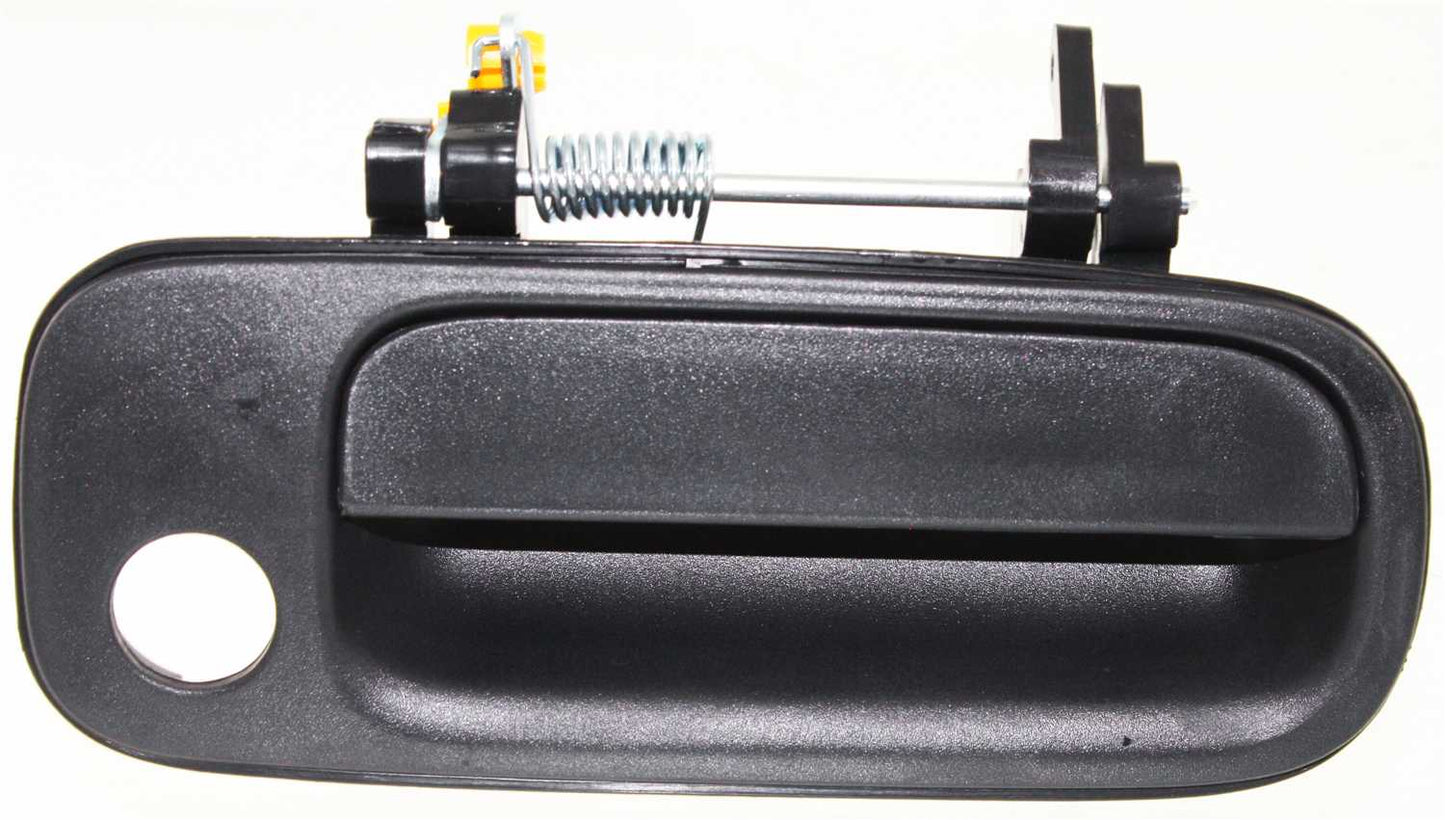 CAMRY 92-96 FRONT EXTERIOR DOOR HANDLE RH, Textured Black, w/ Keyhole