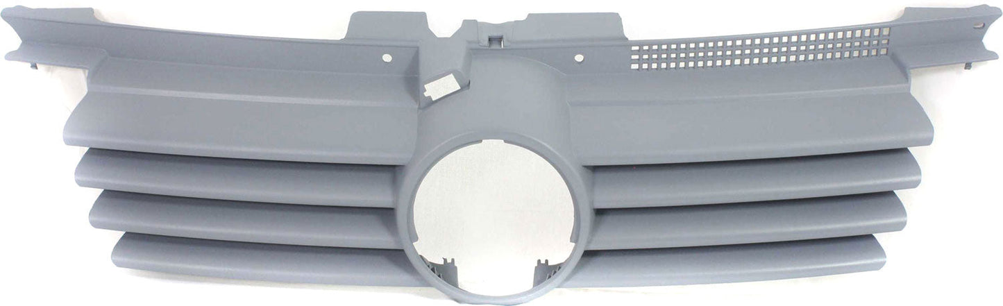 JETTA 99-05 GRILLE, Partial Primed-Gray Shell and Insert
