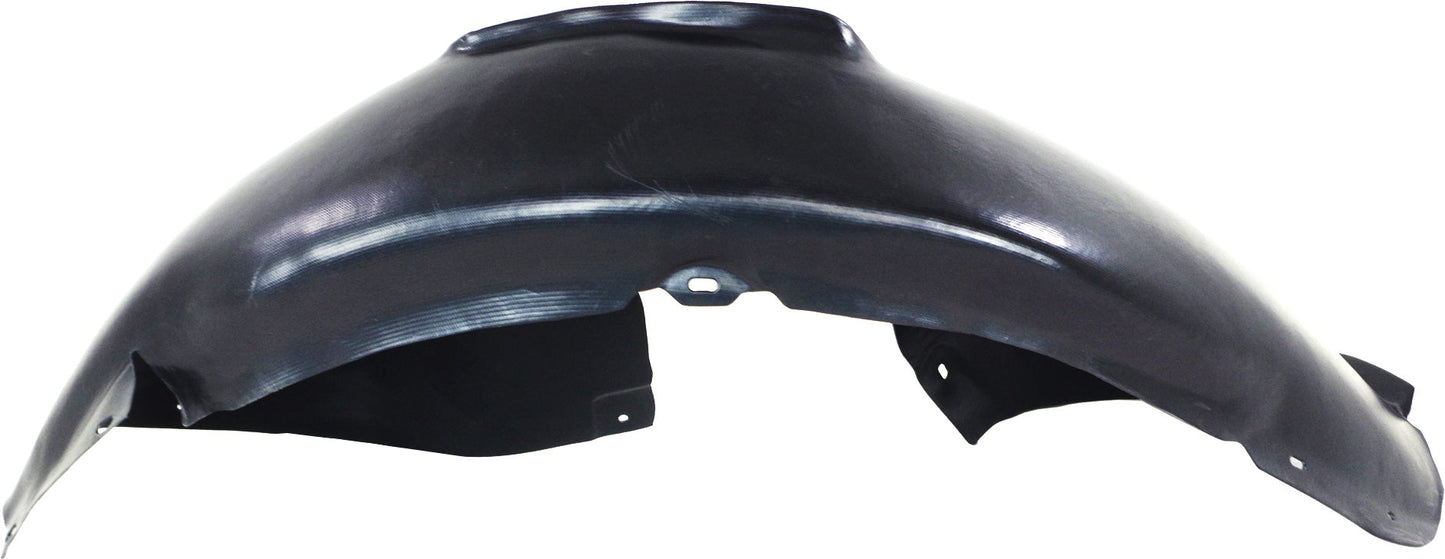 RABBIT 06-09 FRONT FENDER LINER LH, Rear Section, Plastic, Vacuum Form