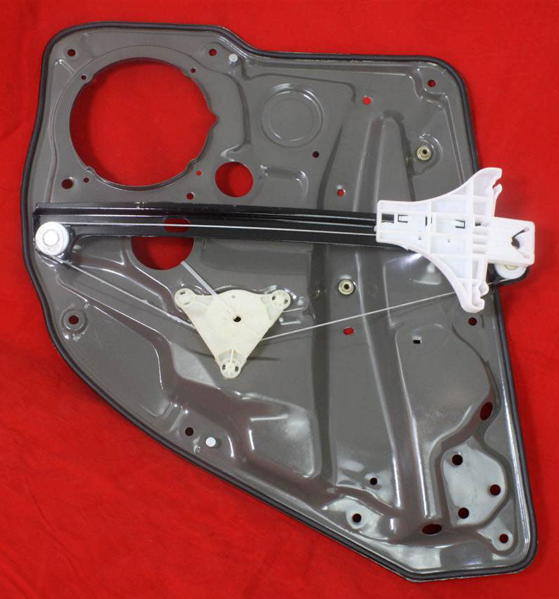 GOLF 99-10 REAR WINDOW REGULATOR LH, Power, w/o Motor, w/ Panel, 4-Door