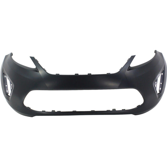Front Bumper Cover Primed For 2011-2013 Ford Fiesta Hatchback/Sedan CAPA Replacement REPF010332PQ
