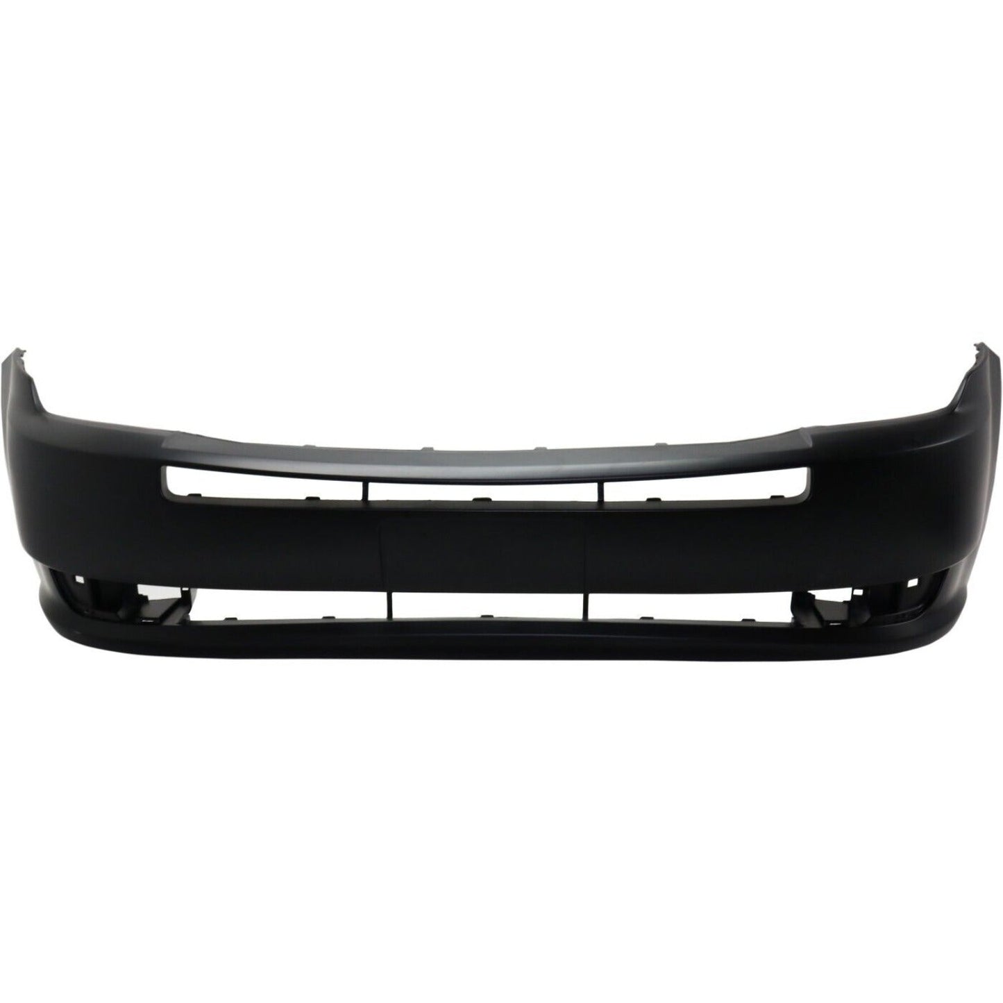 Front Bumper Cover Primed For 2009-2012 Ford Flex Without Active Park Assist Snsr Holes CAPA Replacement REPF010324PQ