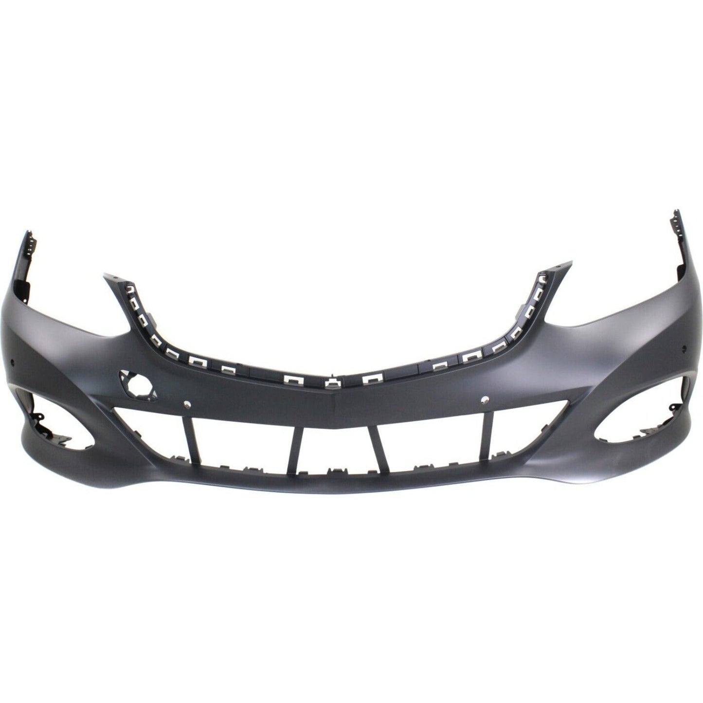 Front Bumper Cover Primed For 2014-2016 BMW E-Class Without AMG Pkg With Parktronic Holes Replacement REPBZ010381P