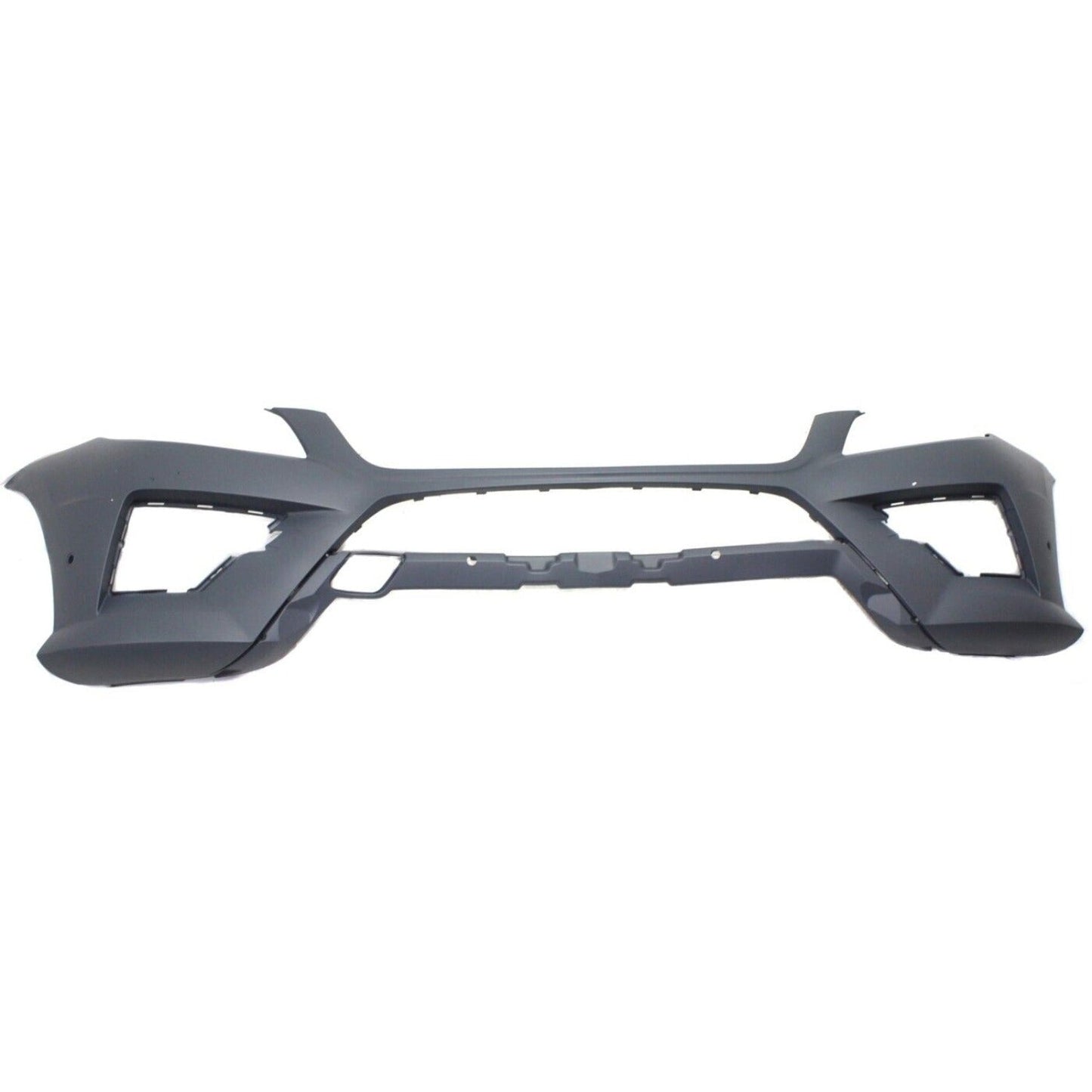 Front Bumper Cover Primed For 2012-2015 Mercedes Benz Ml-Class With AMG Pkg | Parktronic Holes Without HLW Holes Replacement REPBZ010362P