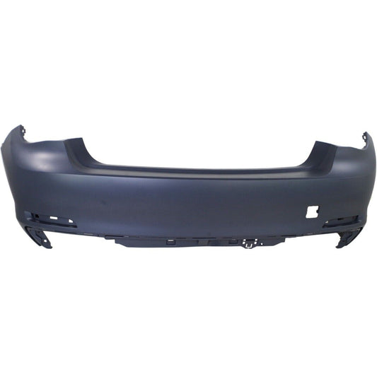 Rear Bumper Cover Primed For 2011-2012 BMW 7-Series Without M Pkg | PDC Snsr Holes Hybrid Model Replacement REPBM760113P