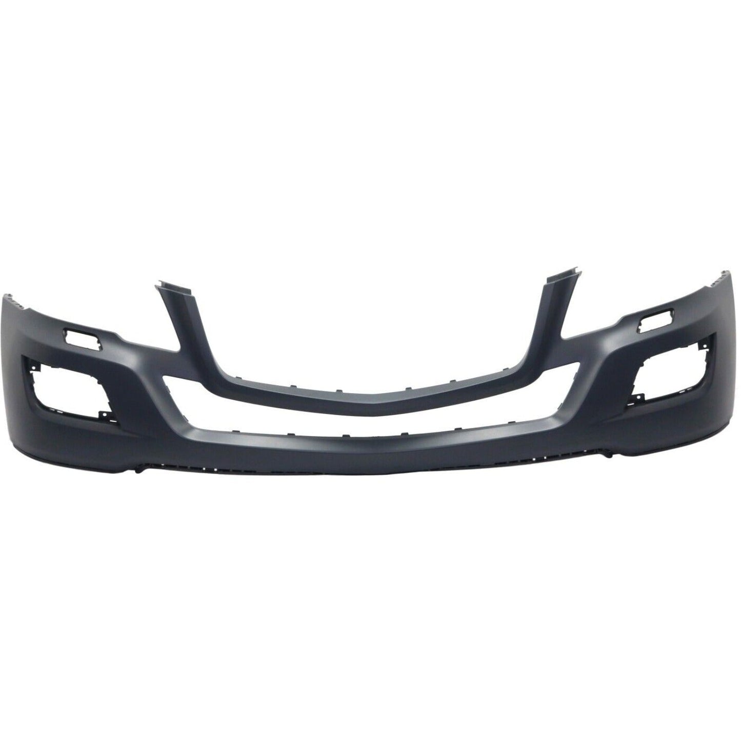 Front Bumper Cover Primed For 2009-2011 Mercedes Benz M-Class With HLW Holes Without Parktronic Holes Replacement REPBZ010350PQ