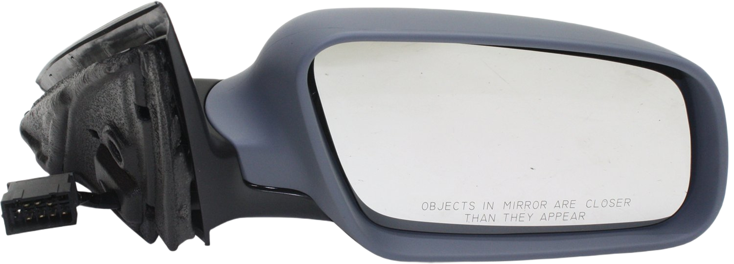 A6 00-04 MIRROR RH, Power, Manual Folding, Heated, Paintable, w/o Auto Dimming and Memory