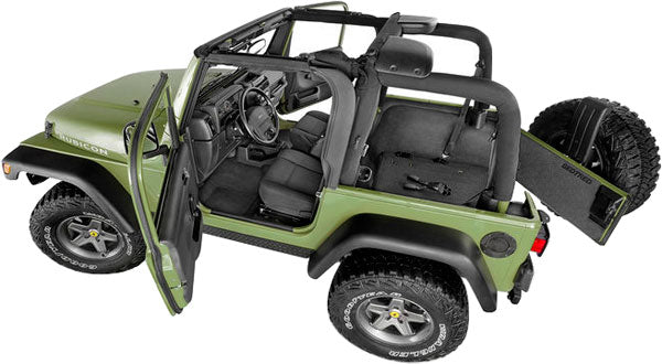 BEDTRED JEEP WRANGLER TJ 97-06 FRONT 3PC FLOOR KIT (INCLUDES HEAT SHIELDS)