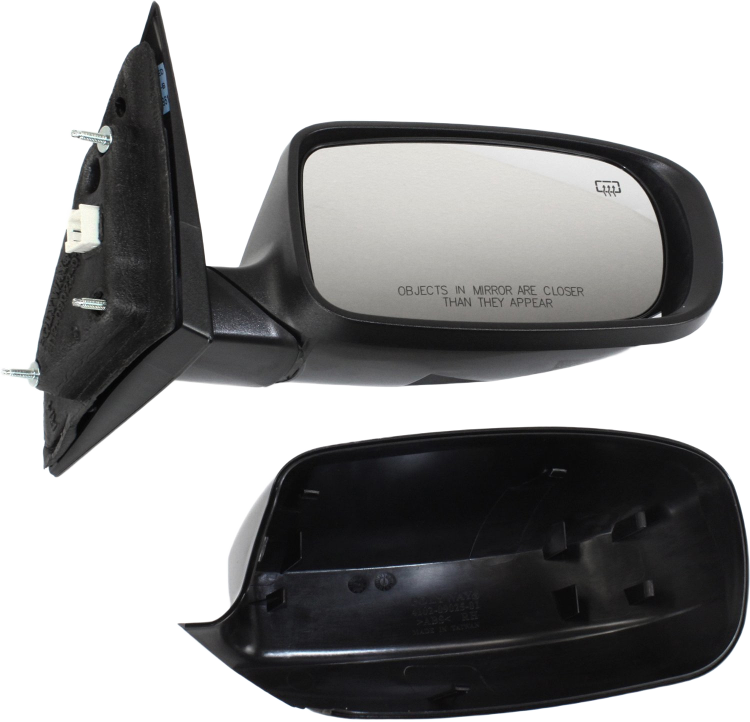 CHRYSLER 200 11-14 MIRROR RH, Power, Manual Folding, Heated, Paintable, Sedan
