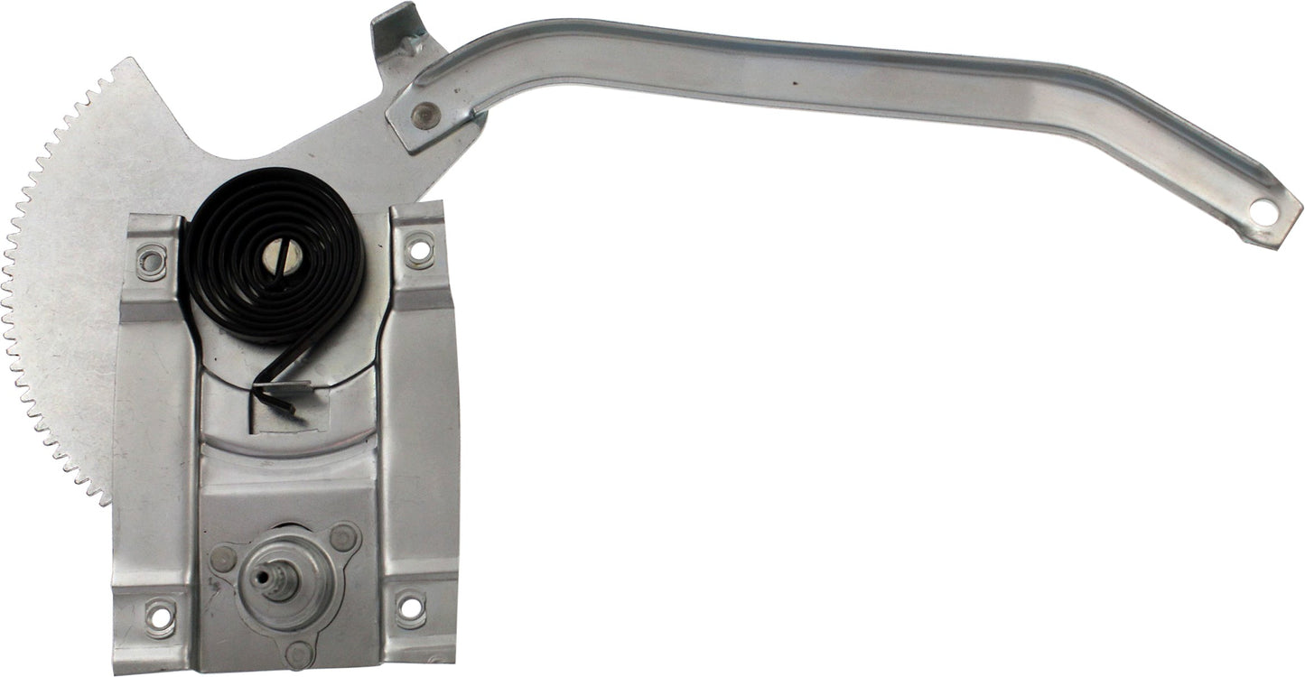 MUSTANG 64-66 FRONT WINDOW REGULATOR LH, Manual, With Metal Screw