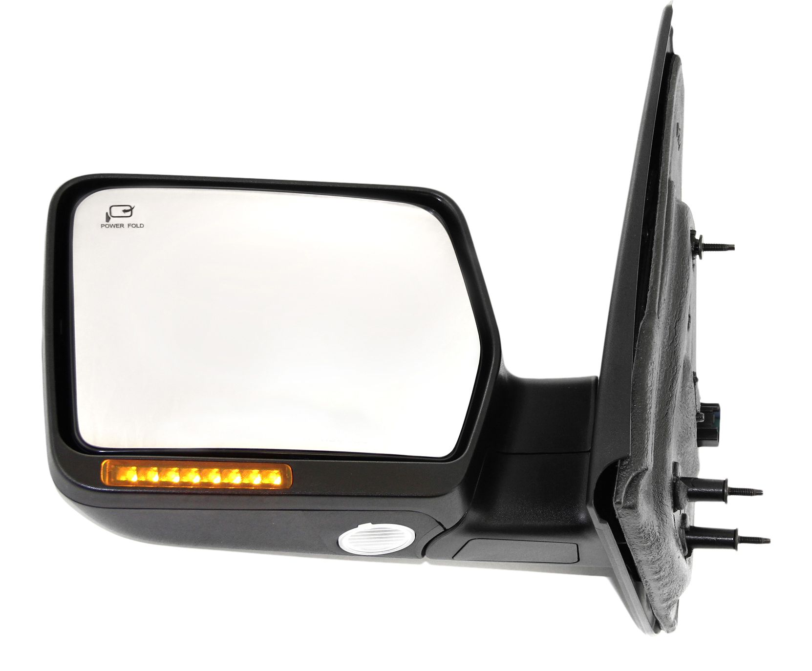 F-150 05-06 MIRROR LH, Non-Towing, Power, Power Folding, Heated, Textured, w/ In-housing Signal Light, w/o Auto Dimming, BSD, and Memory