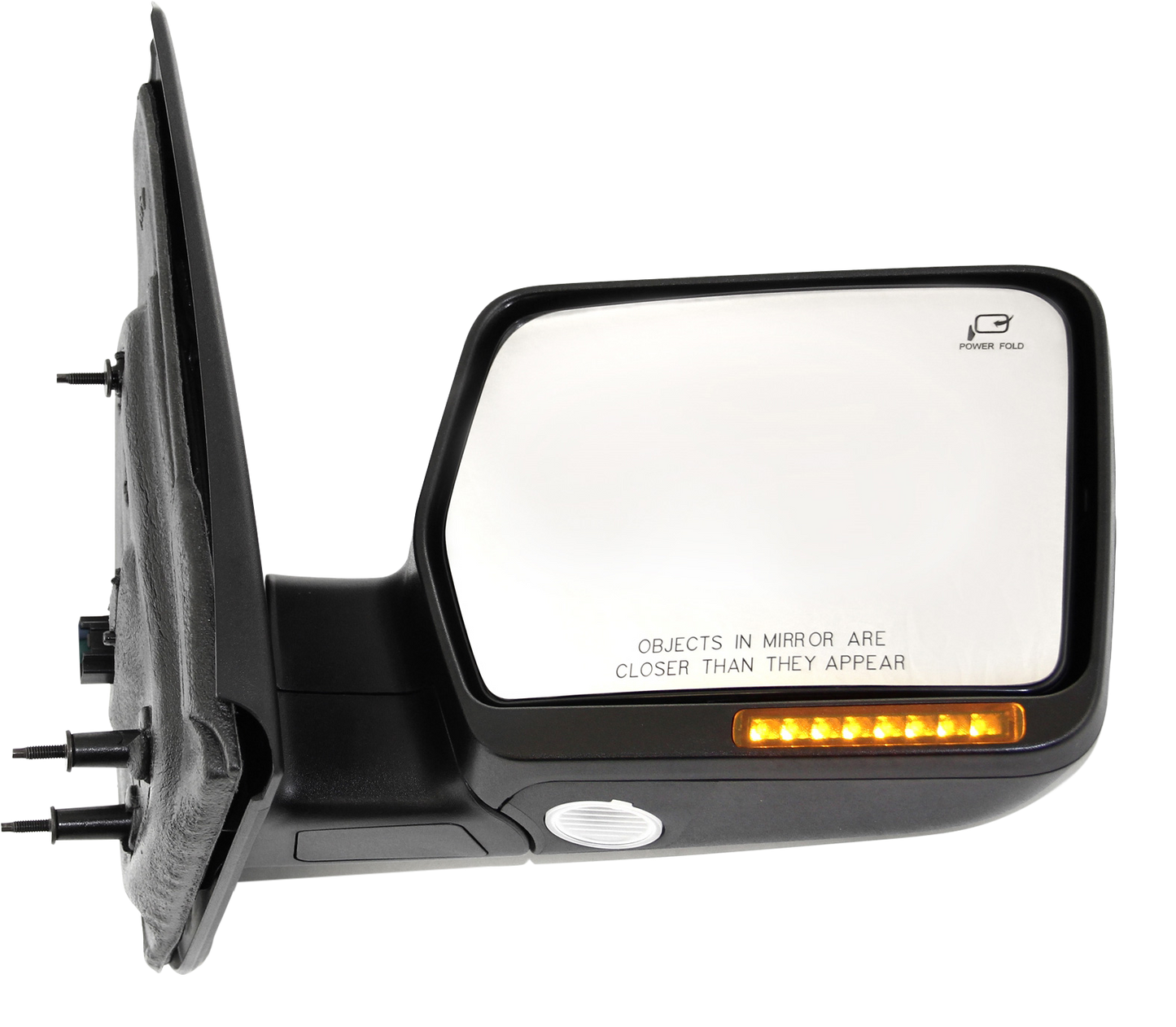F-150 05-06 MIRROR RH, Non-Towing, Power, Power Folding, Heated, Textured, w/ In-housing Signal Light, w/o Auto Dimming, BSD, and Memory