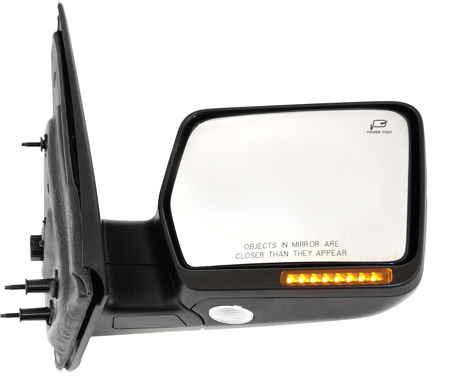 F-150 05-06 MIRROR RH, Non-Towing, Power, Power Folding, Heated, Textured, w/ In-housing Signal Light, w/o Auto Dimming, BSD, and Memory