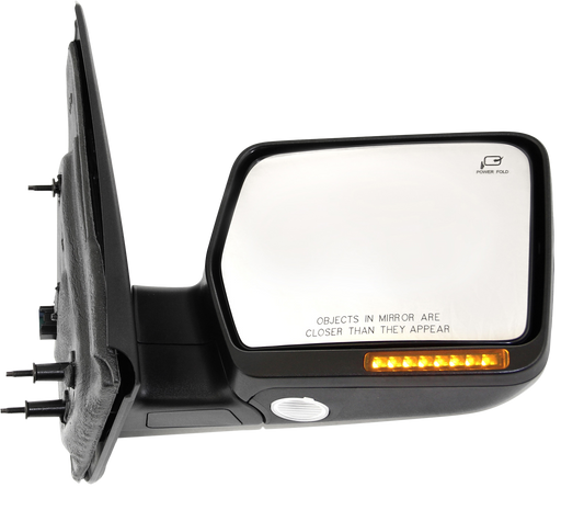 F-150 05-06 MIRROR RH, Non-Towing, Power, Power Folding, Heated, Textured, w/ In-housing Signal Light, w/o Auto Dimming, BSD, and Memory