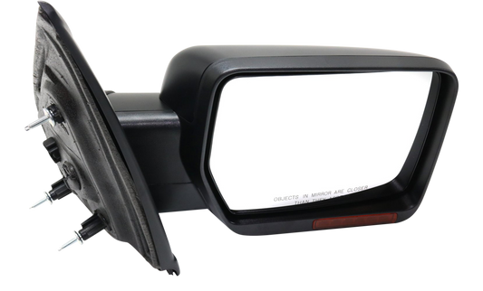 F-150 11-14 MIRROR RH, Non-Towing, Power, Power Folding, Heated, Paintable, w/ Memory, Puddle Light, and Signal Light, w/o Blind Spot Glass