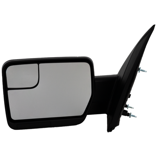 F-150 11-14 MIRROR LH, Non-Towing, Manual Adjust, Manual Folding, Non-Heated, Textured, Standard, w/ Blind Spot Glass